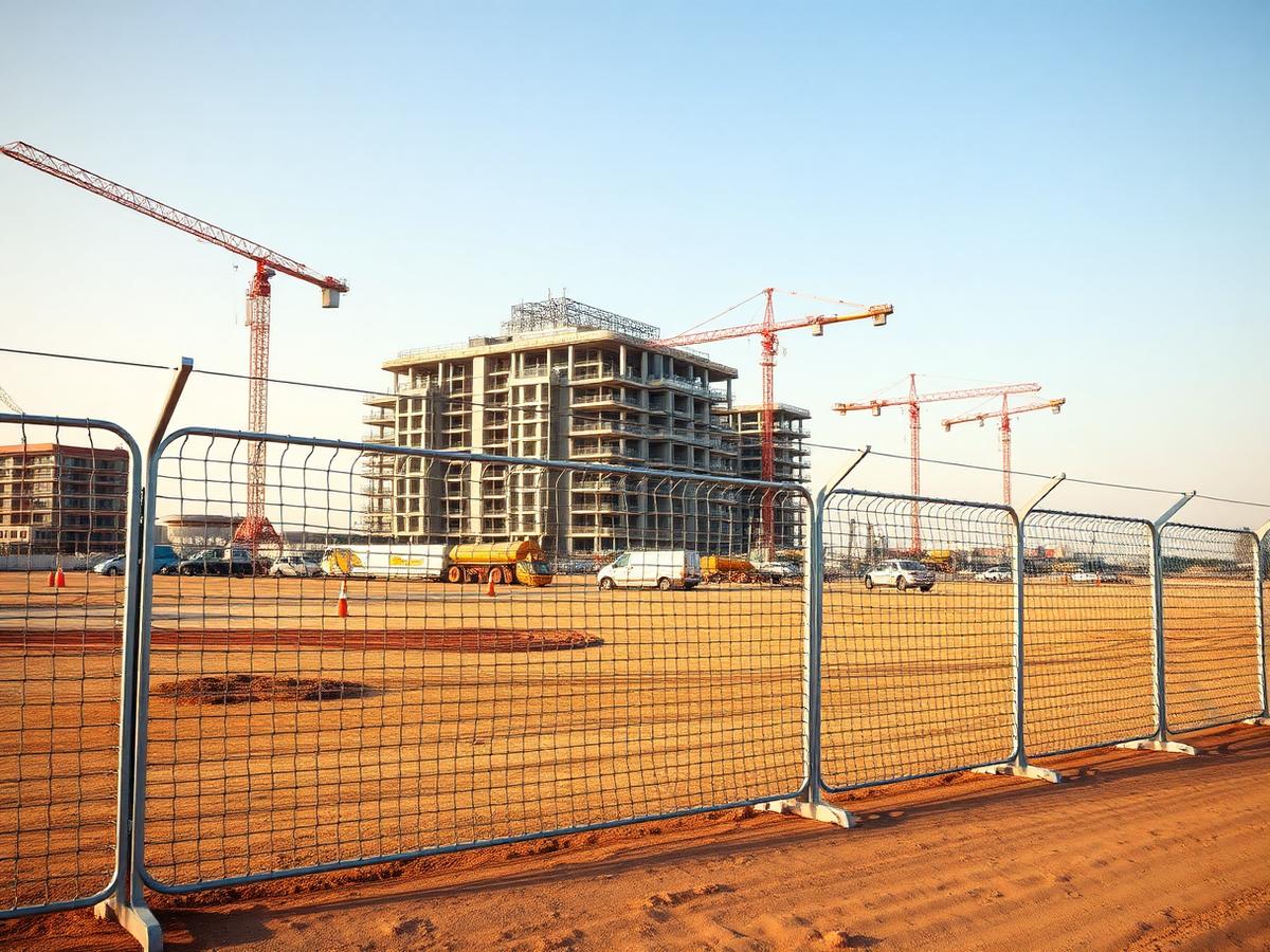 الأسوار المؤقتة للمشاريع